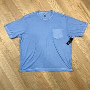 Johnnie O Shirt Dale Pocket T Shirt Blue Men's Size L Golf Preppy Casual Pocket